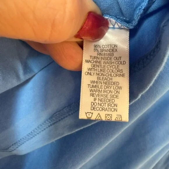 ❤️NWT DENIM & CO PERFECT for SUMMER  SLEEVELESS TOP  2X    #X - Picture 5 of 6